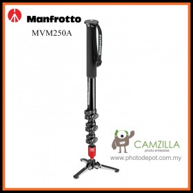 Manfrotto MVM250A Aluminum Fluid Photo Video Camera Monopod and Fluid Base 